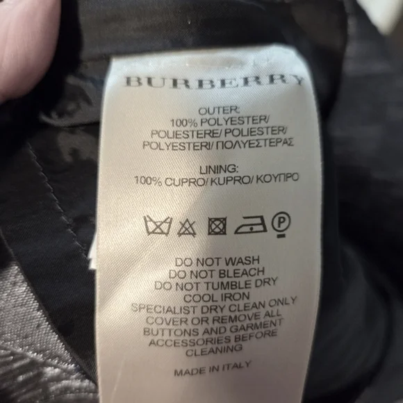 Burberry gunmetal fitted dress Sz 6 - Picture 11 of 16